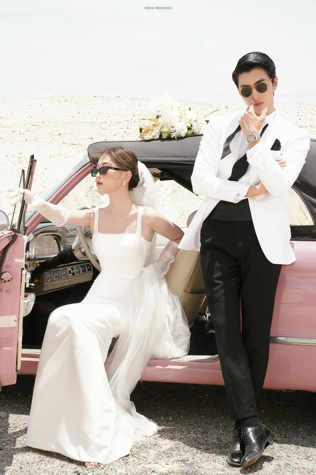 Hé lộ bộ ảnh cưới ngọt ngào của Á hậu Phương Nga và Bình An-2