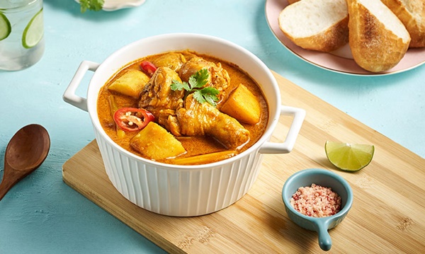 Cuối tuần mát trời, chị em đãi cả nhà món cà ri gà nước cốt dừa thơm ngon, chuẩn vị Ấn Độ-2