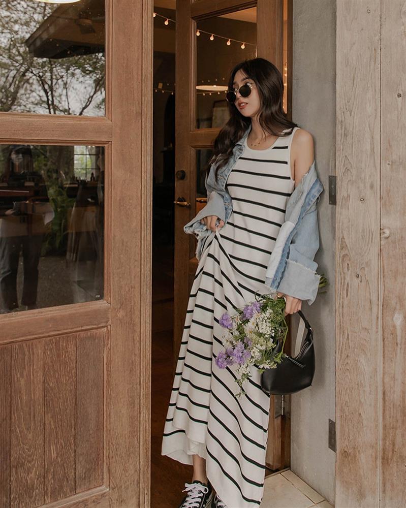 10 cách mặc váy hai dây hợp với mùa thu-8