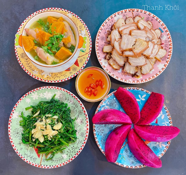 Ông xã không khoái nhà hàng vì chỉ loanh quanh buffet hoặc lẩu, vợ đảm trổ tài cơm nhà ngon miệng, bày biện đẹp mắt-20