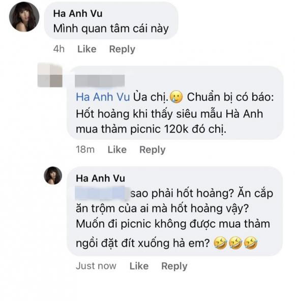 Bị anti-fan chế giễu vì mua đồ 120 ngàn, siêu mẫu Hà Anh phản ứng thế nào?-1