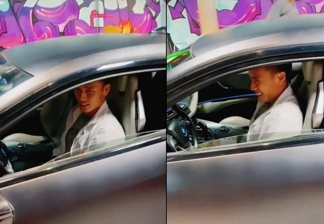 Tóm gọn thủ môn Bùi Tiến Dũng lái siêu xe đến sân tập-9