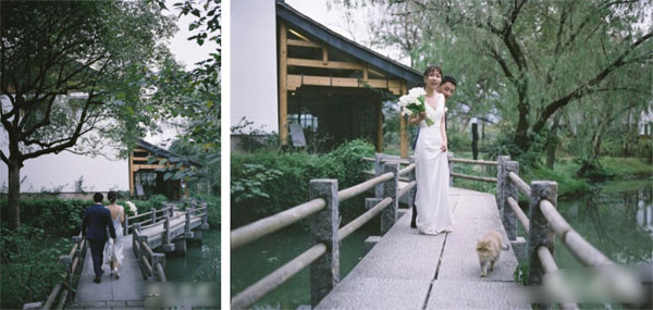 Vì một pha ăn trộm mà có vợ, chú rể tổ chức đám cưới ở làng quê đẹp như tranh-1