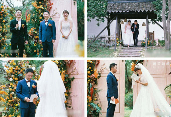 Vì một pha ăn trộm mà có vợ, chú rể tổ chức đám cưới ở làng quê đẹp như tranh-7