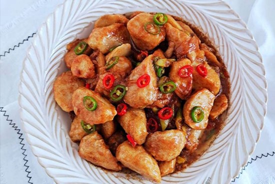 Khoai sọ rim mặn ngọt: Món chay ngon cho ngày đầu tháng