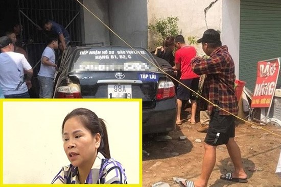 Nữ học viên kể lại phút kinh hoàng khi xe tập lái lao như bay vào nhà dân