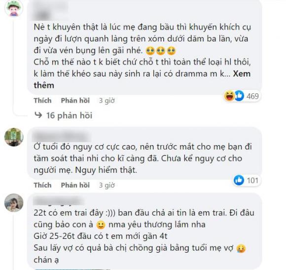 Bật cười trước đoạn tin nhắn của người mẹ với con gái khi biết mình có bầu ở tuổi 54-3