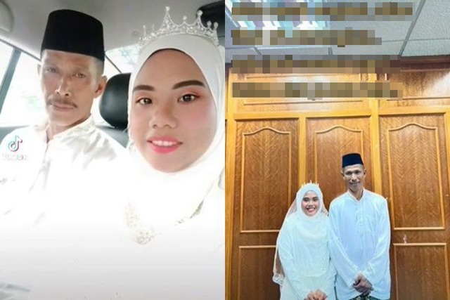 Lấy bố nuôi U50, cô dâu trẻ khẳng định họ đến với nhau bằng tình yêu đích thực-1