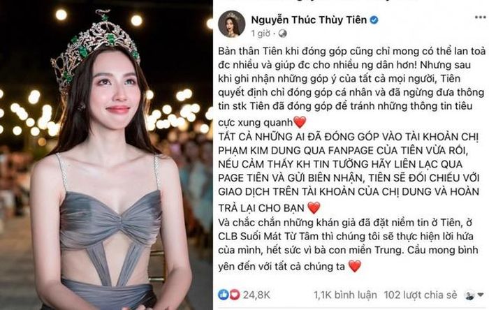 Cách kêu gọi từ thiện của Hoa hậu Thùy Tiên có đúng pháp luật?-2