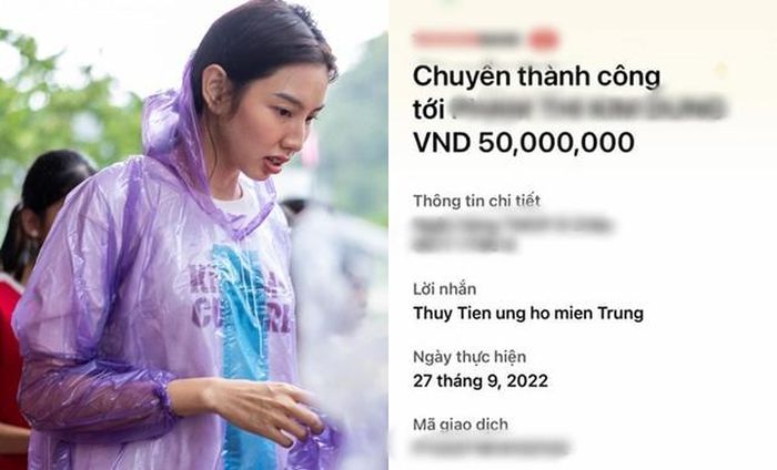 Ngoài Khắc Việt và Thùy Tiên, một cặp vợ chồng ca sĩ đã ủng hộ tiền mặt hướng về miền Trung-4