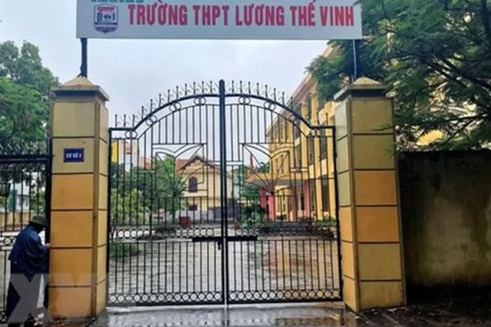 Xử phạt Trường THPT Lương Thế Vinh vi phạm trong lĩnh vực giáo dục