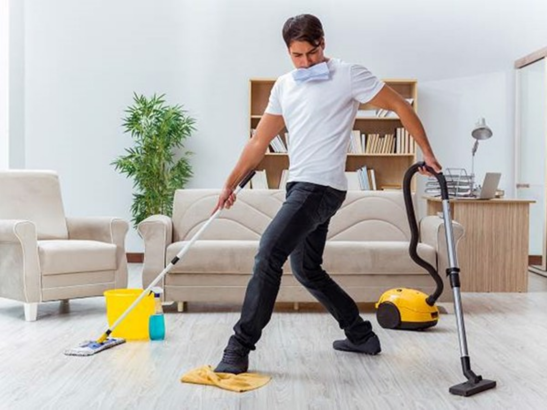 Vợ stress vì không thể chịu được sự sạch sẽ gần như vô trùng của chồng-1