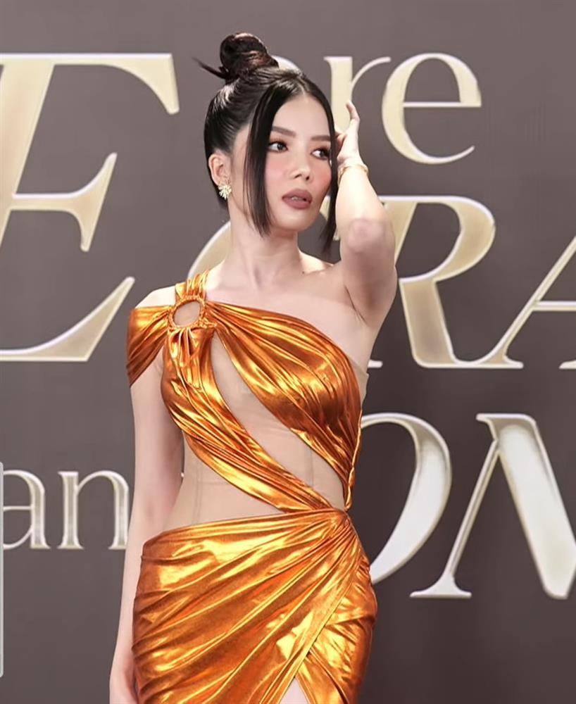 Lương Mỹ Kỳ lạ lẫm trên thảm đỏ, Kiều Loan hẳn 4 vệ sĩ vác đầm-21