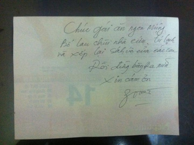 Rưng rưng trước những lời nhắn tay đơn giản nhưng ngập yêu thương của bố mẹ-2
