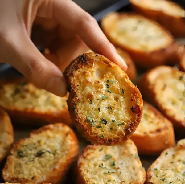 Công thức làm bánh mì bơ tỏi giòn rụm, thơm nức của người Hàn-7