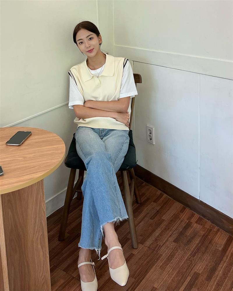 9 cách tái chế đồ hè thành đồ thu của phụ nữ Hàn-5