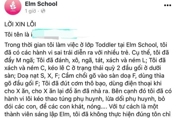 Xôn xao bức thư xin lỗi của giáo viên bạo hành trẻ mầm non ở Đà Nẵng-2