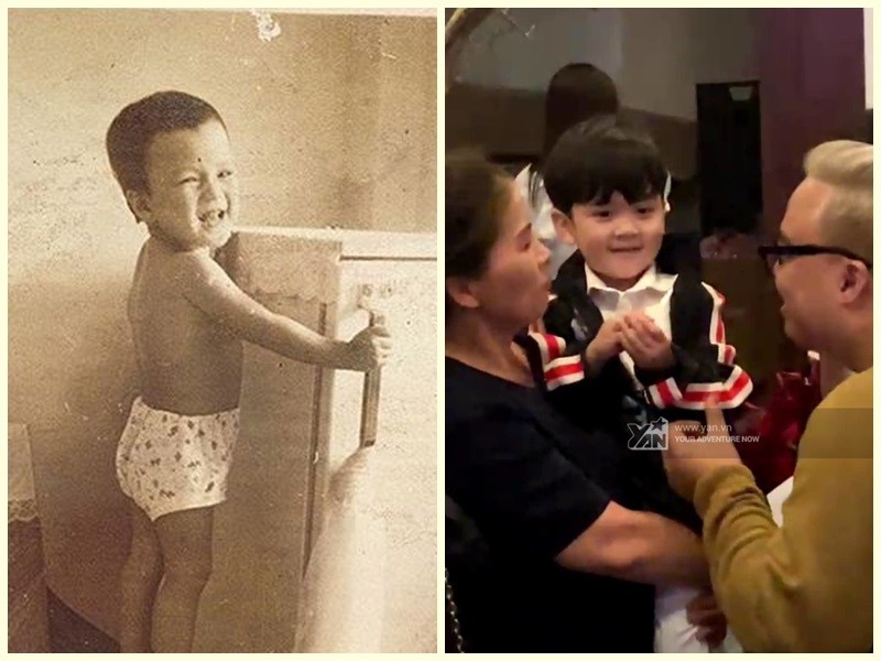 Đàm Vĩnh Hưng ngày bé và con ruột giống nhau như đúc-3