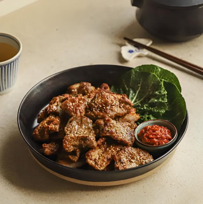 Cách làm sườn heo áp chảo mềm ngon, đậm vị-6