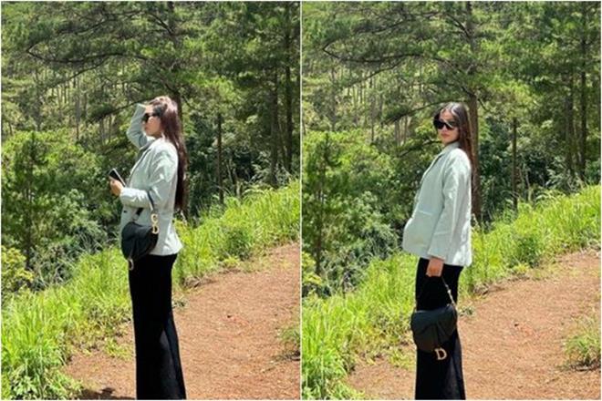 Hoa hậu Đoàn Thiên Ân với phong cách thời trang đơn giản-10