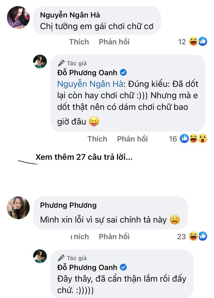 Phương Oanh đăng ảnh nói triết lý nhưng mắc lỗi chính tả cơ bản, đành loay hoay sửa mãi!-4