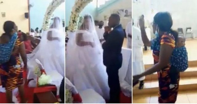 Chồng bí mật cưới nhân tình, vợ kéo 3 con đến chung vui-1