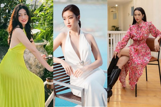 Phong cách thời trang của các cô dâu tháng 10 Vbiz