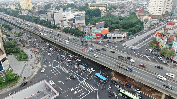 Hà Nội khánh thành hầm chui tại nút giao Lê Văn Lương - Vành đai 3-5