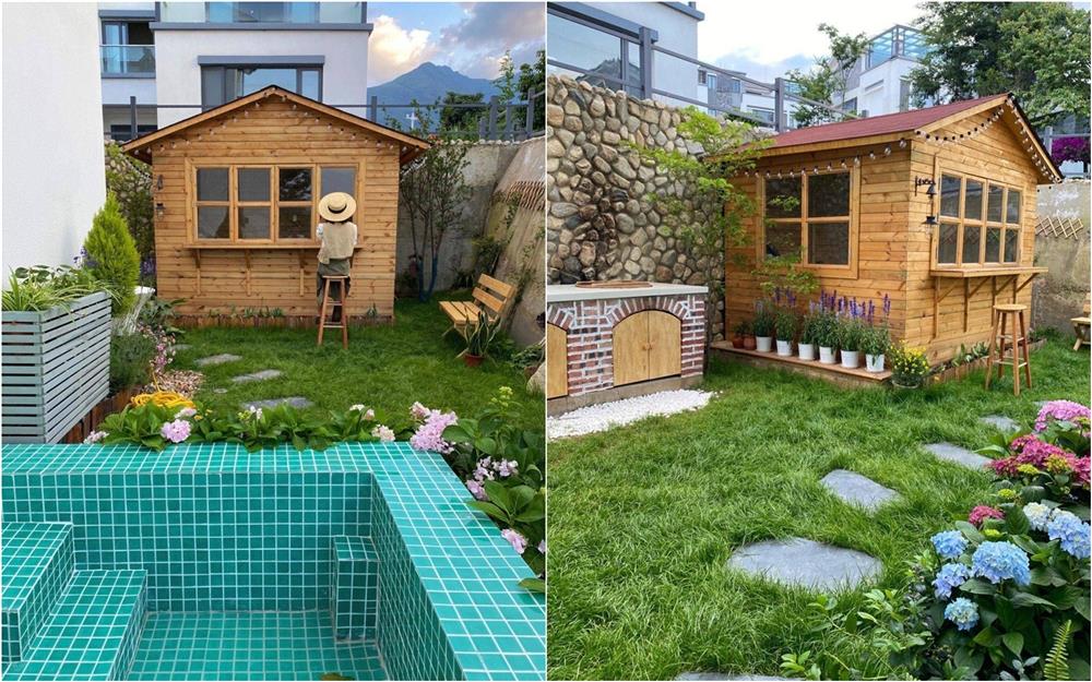 Màn cải tạo xuất thần biến mảnh vườn trống thành khu vườn cổ tích-3