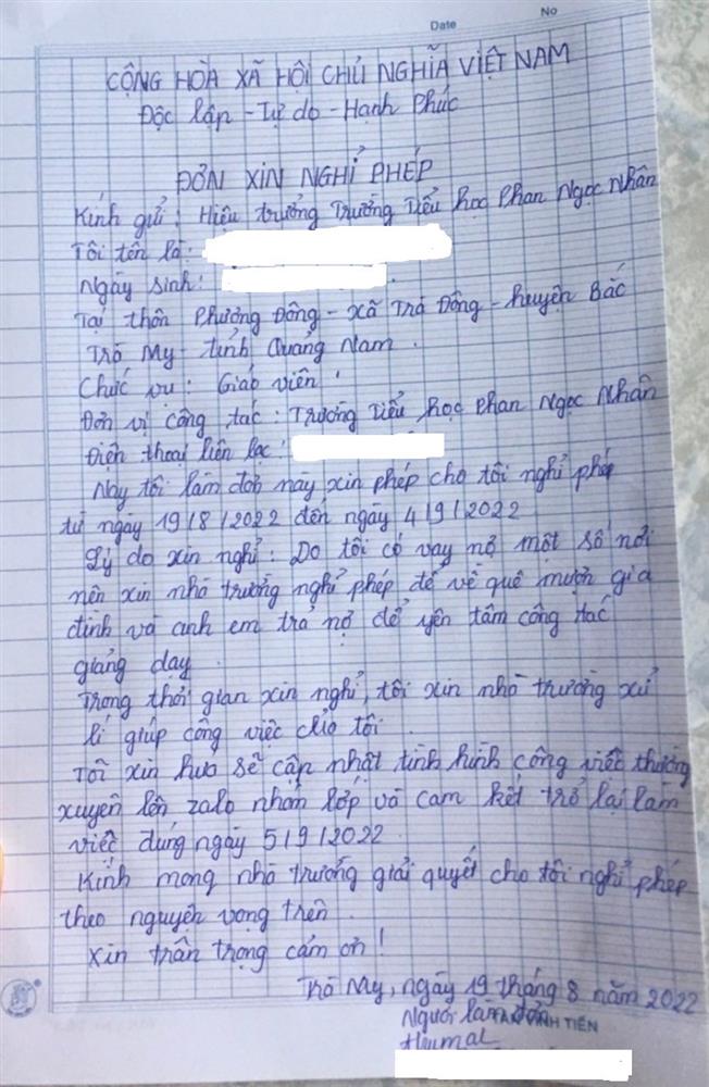 Cô giáo và con trai mất liên lạc sau khi nghỉ phép về quê vay tiền trả nợ-1