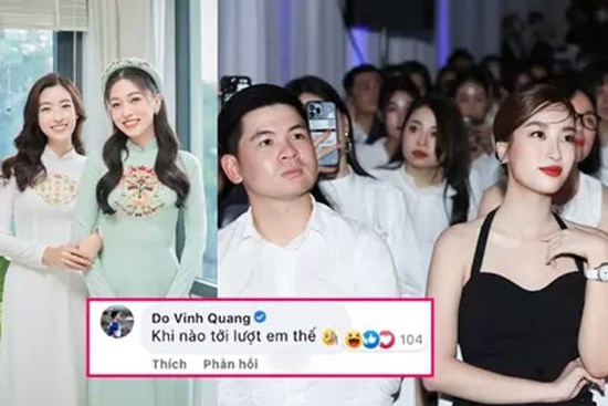 Con trai bầu Hiển gây cười khi công khai 'giục cưới' Đỗ Mỹ Linh