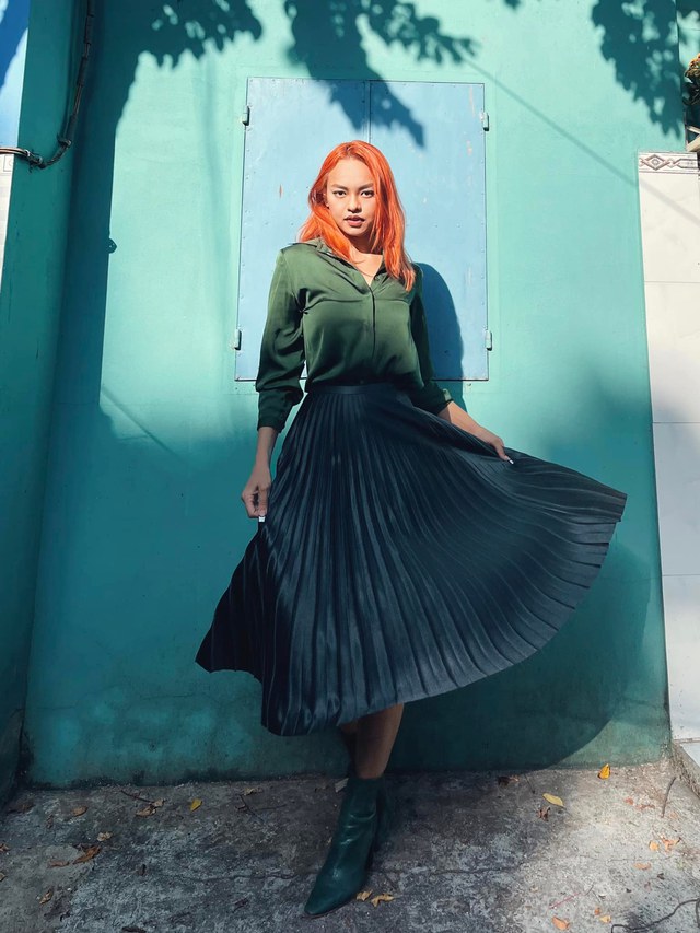 Những lần mặc kín hiếm hoi không nổi loạn của Á hậu 4 Mai Ngô-13