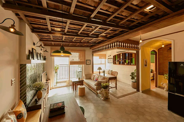 Căn hộ 55m2 ở Bình Dương mang màu xanh mát mẻ, đẹp mê mẩn-8