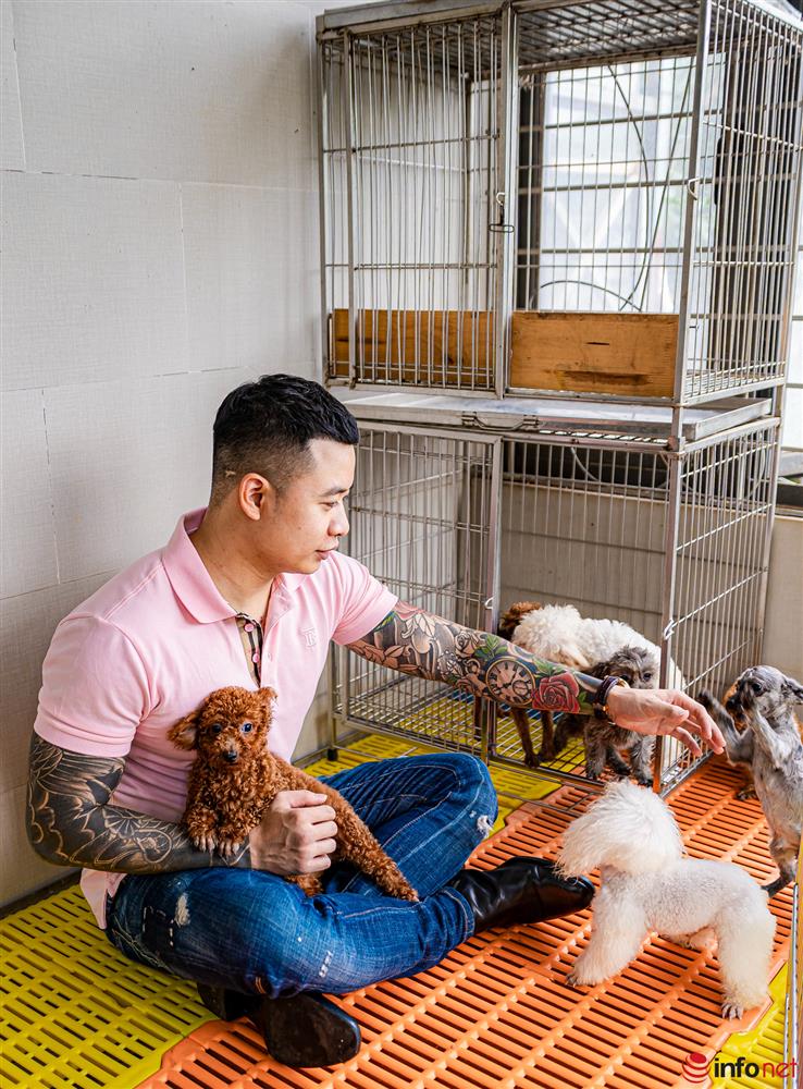 Chàng trai nuôi chó Poodle nổi tiếng Hà thành thu nhập hàng trăm triệu mỗi tháng-9