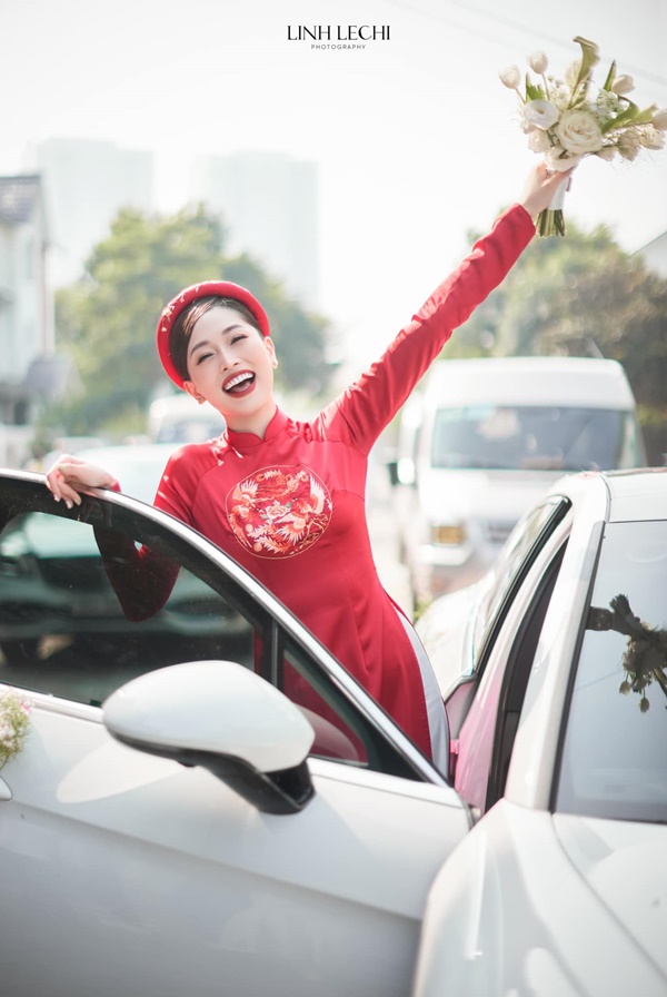 Xu hướng áo dài ăn hỏi của sao Việt: Càng đơn giản càng đẹp thanh tao-1