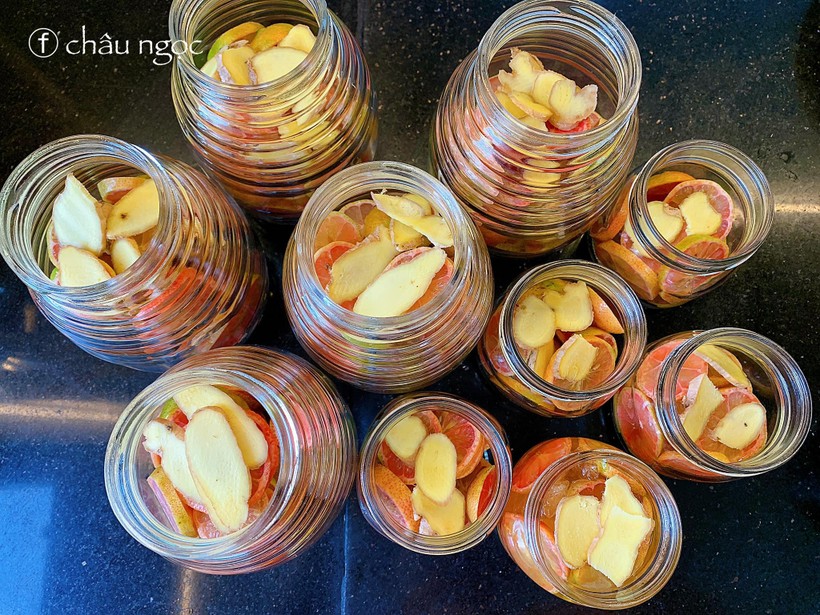 Cách ngâm chanh đào mật ong trị ho khi thời tiết giao mùa-6