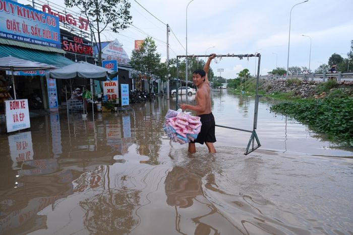 Triều cường dâng cao, nhiều nơi ở Cần Thơ thành ốc đảo-2