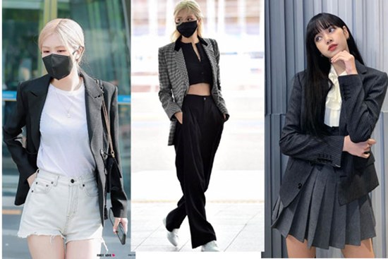 Học lỏm 7 cách phối áo blazer sành điệu của BLACKPINK