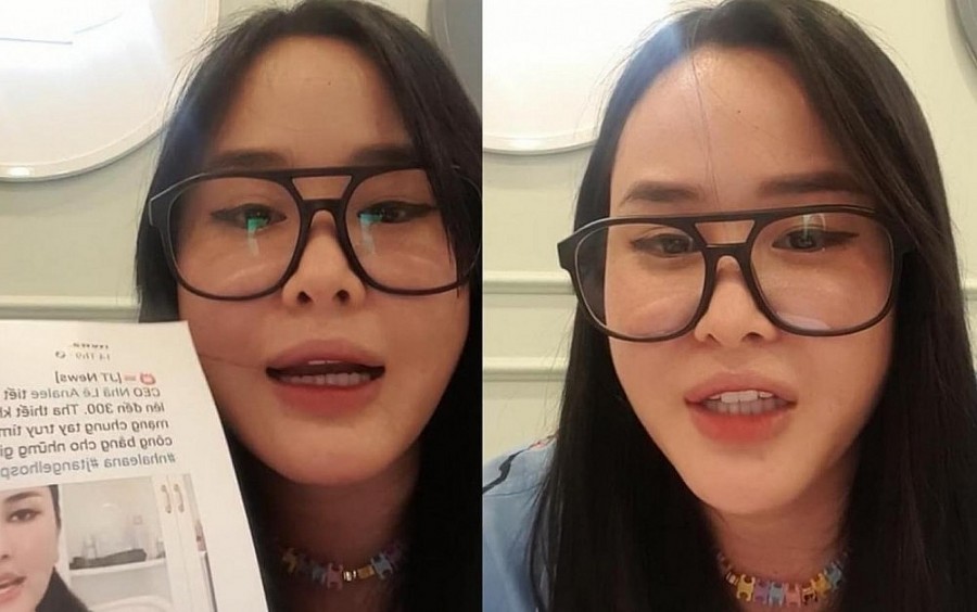 Tận dụng tai tiếng, Anna Bắc Giang liên tục livestream trên TikTok bán hàng-1