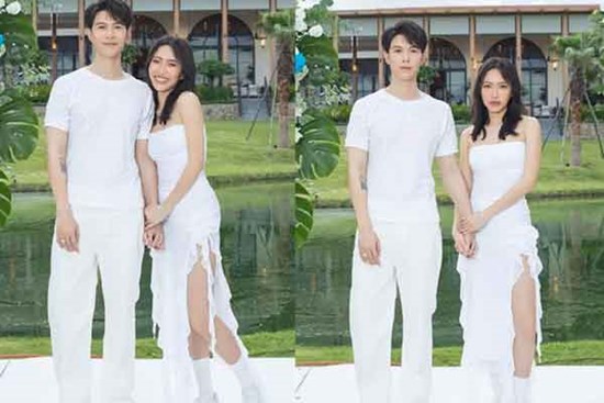 Diệu Nhi, Anh Tú gây tranh cãi về trang phục ở tiệc trước đám cưới