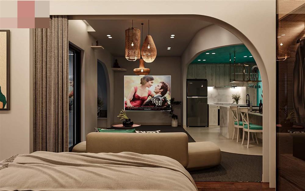 Căn hộ 55m2 ở Bình Dương mang màu xanh mát mẻ, đẹp mê mẩn-4
