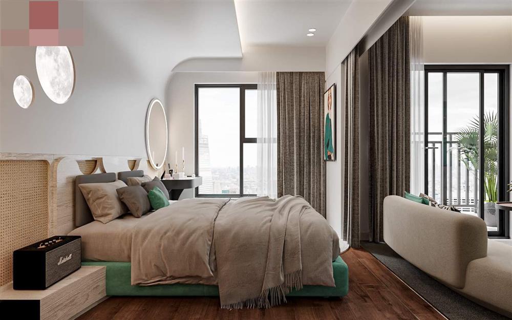 Căn hộ 55m2 ở Bình Dương mang màu xanh mát mẻ, đẹp mê mẩn-6