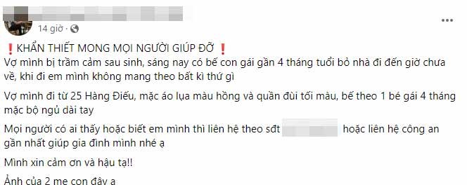 Vụ vợ trẻ ôm con 4 tháng tuổi rời khỏi nhà: Người chồng lên tiếng về tin đồn đánh vợ-1