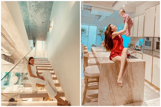 Biệt thự 30 tỷ của Hồ Ngọc Hà: Cầu thang trong suốt, nội thất căn bếp hàng trăm triệu đồng