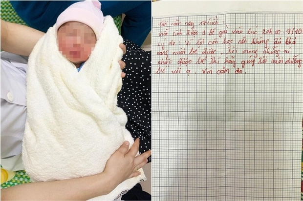 Người mẹ 17 tuổi bỏ lại con gái sơ sinh ở trung tâm y tế-1