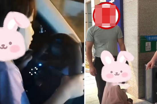 Để con gái 5 tuổi lái ô tô còn khoe video lên mạng, cặp vợ chồng bị phạt