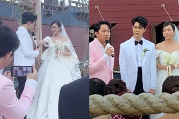 Trấn Thành bị vợ cảnh cáo sau đám cưới Diệu Nhi - Anh Tú-4