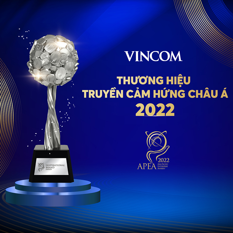 Vincom Retail nhận giải thưởng Thương hiệu truyền cảm hứng châu Á-TBD 2022-1