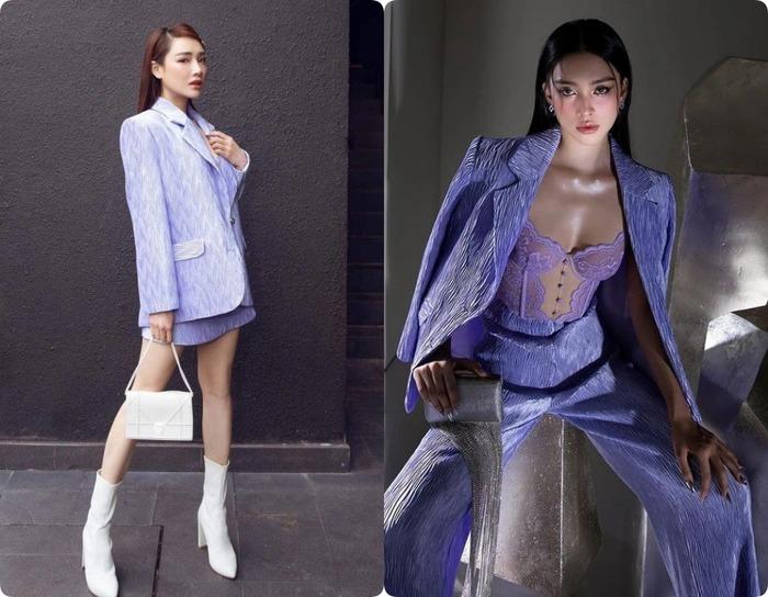 Nhã Phương sửa áo cực tinh tế khi đụng hàng Hương Giang-12