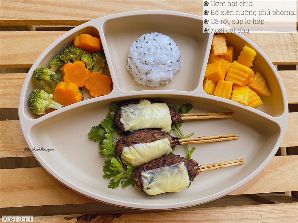 Mẹ 9x chia sẻ thực đơn giúp con trai 9 tháng tuổi đã ăn thô rất tốt-11